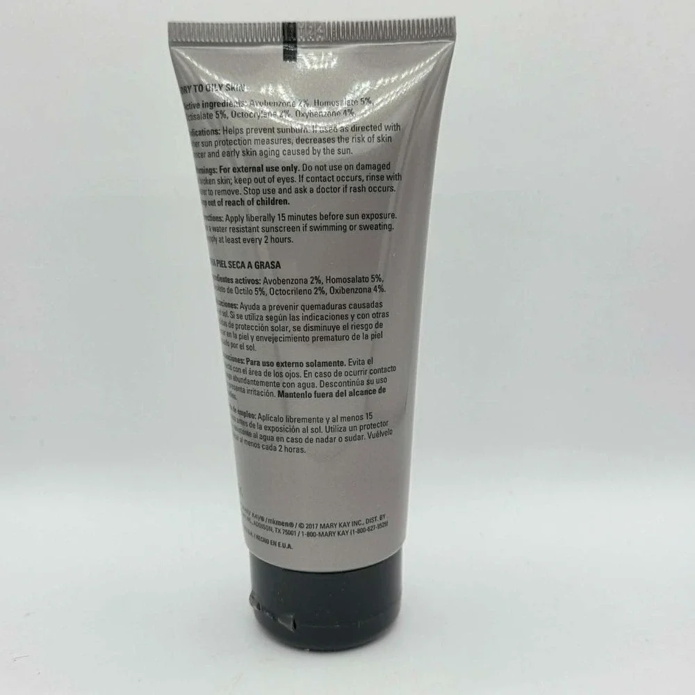 Mary Kay MK Men Advanced Facial Hydrator Moisturizer SPF 30 Sunscreen 3fl
